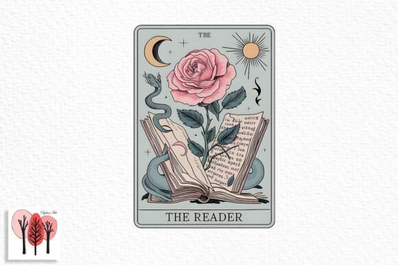 Download The Reader Tarot PNG Instant Download - Premium Resources
