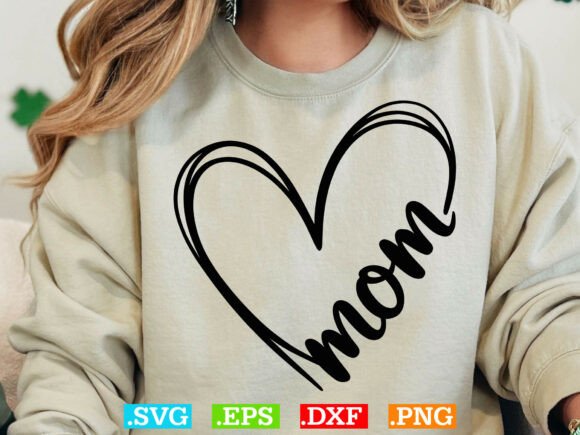 Download Mom Heart Svg, Instant Download - Premium Resources