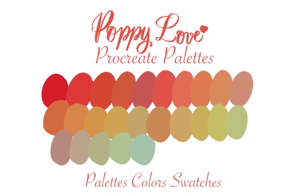Download PoppyLove Procreate Instant Download - Premium Resources